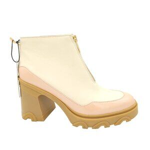 NEW Sorel Brex Heel Zip Boots Womens 11 Feminine Outdoors Chunky Retro